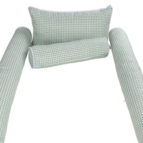 Kit Berço Exclusivo Coisas da Doris Vichy Verde