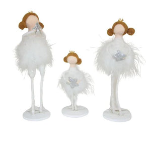 Escultura Bailarinas em Feltro