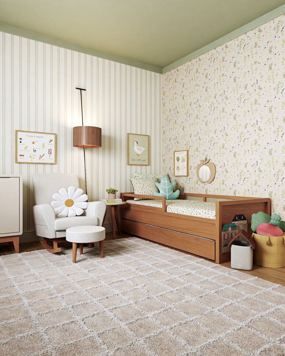 Papel de Parede Listras Estampa Exclusiva Coisas da Doris