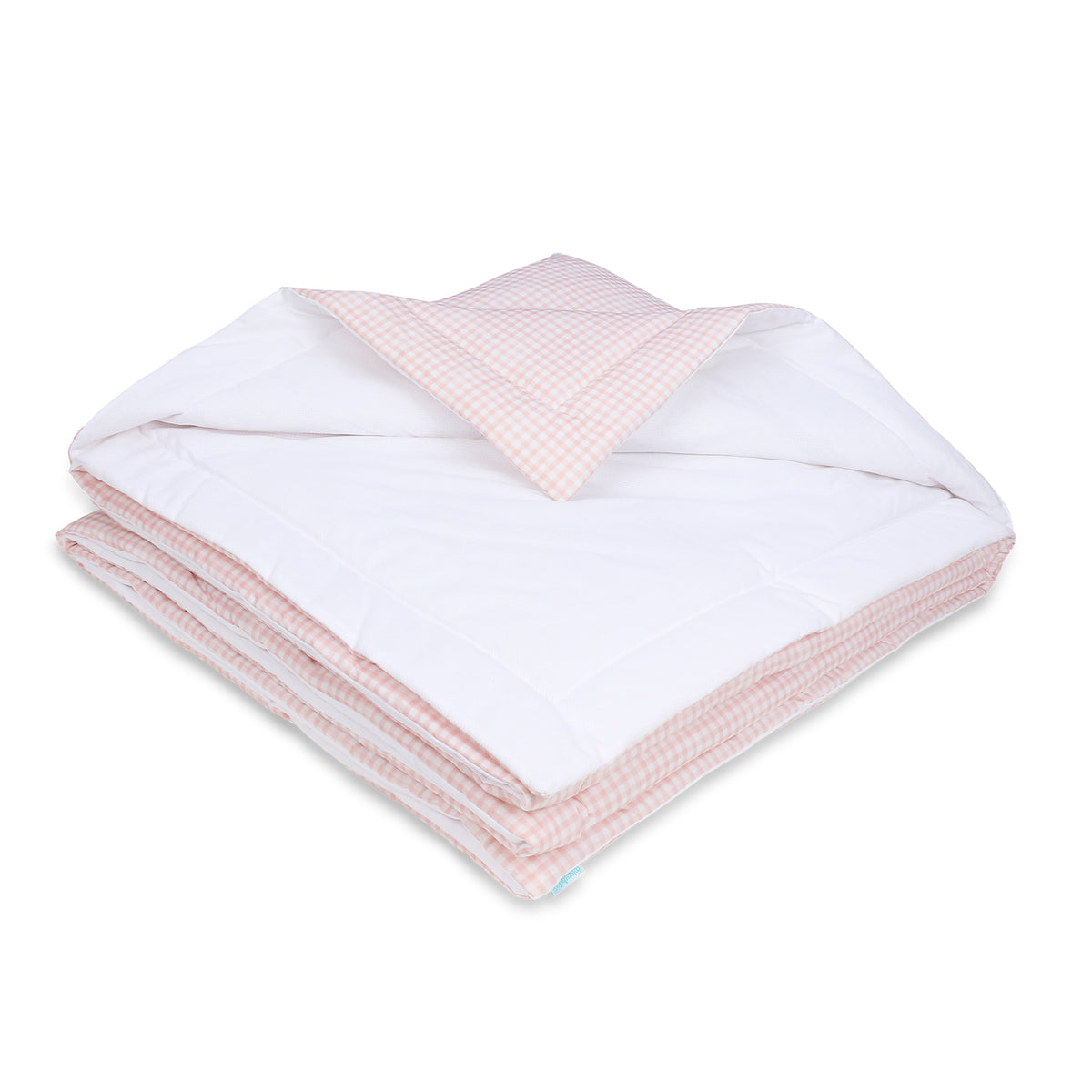 Edredom Solteiro Exclusivo Coisas da Doris Mini Vichy Rosa