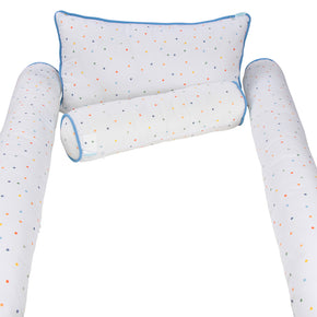 Kit Berço Exclusivo Coisas da Doris Poá Colorido