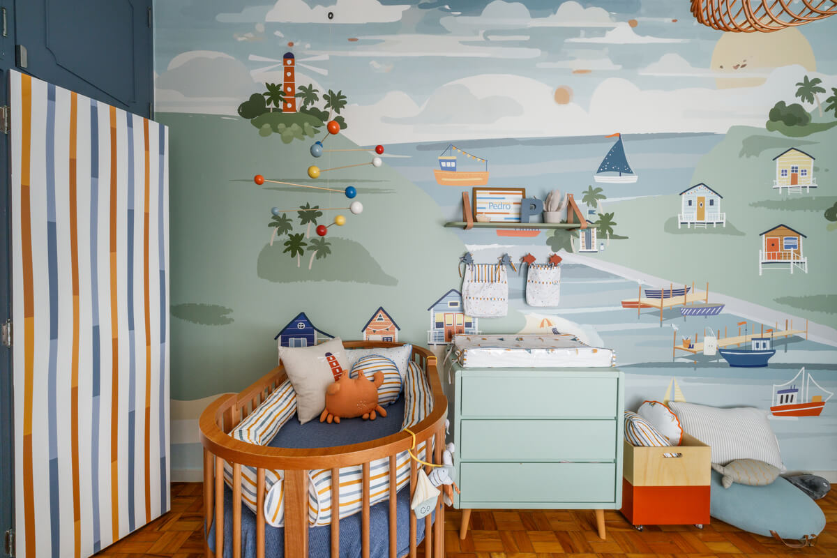 Painel de Parede Barcos Exclusivo Coisas da Doris