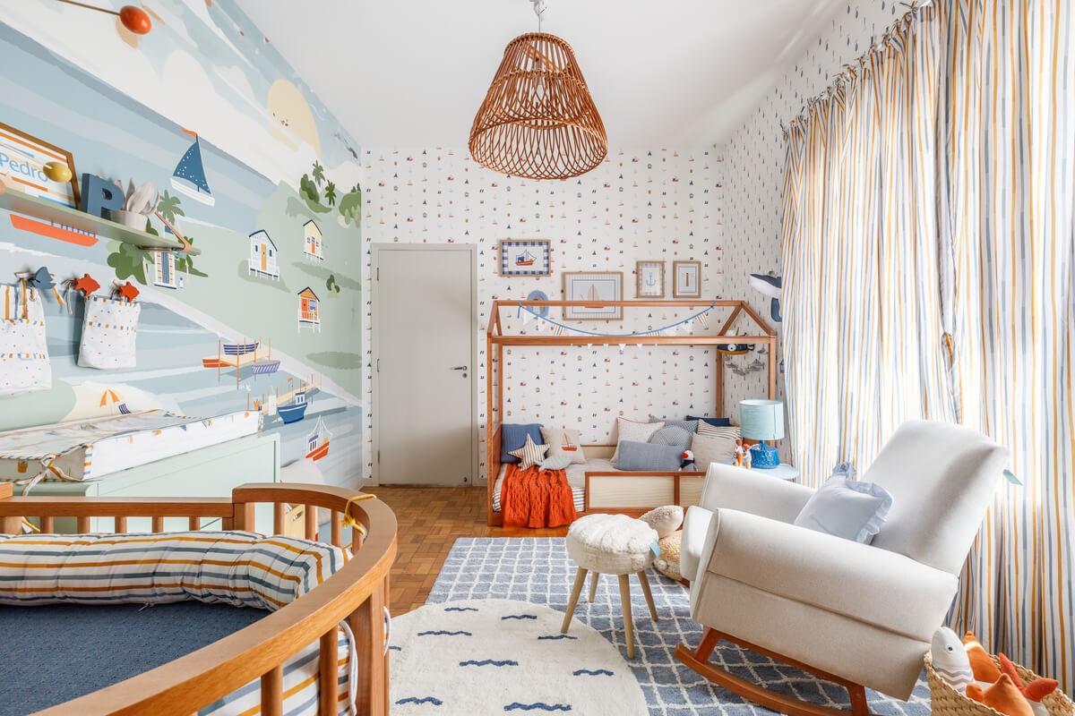 Painel de Parede Barcos Exclusivo Coisas da Doris