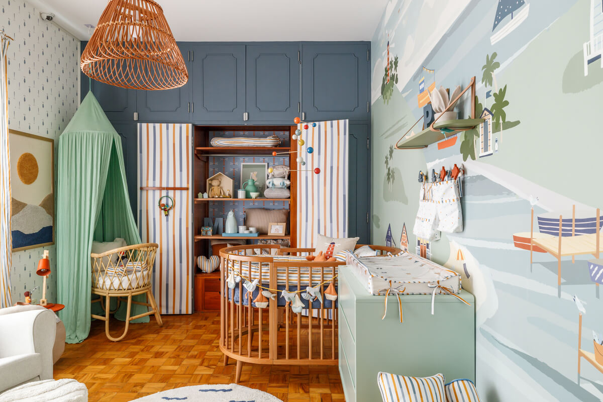 Painel de Parede Barcos Exclusivo Coisas da Doris