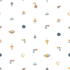 Papel de Parede Elementos Espaço Estampa Exclusiva Coisas da Doris