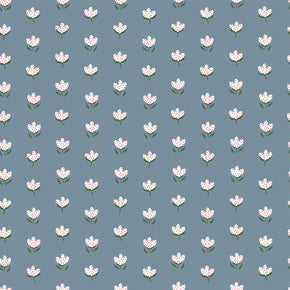 Papel de Parede Floral Poá Estampa Exclusiva Coisas da Doris