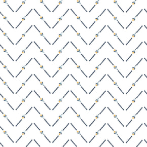 Papel de Parede Foguetes ZigZag Estampa Exclusiva Coisas da Doris
