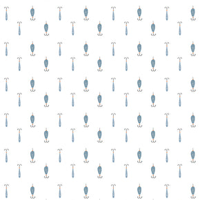 Papel de Parede Pescaria Estampa Exclusiva Coisas da Doris