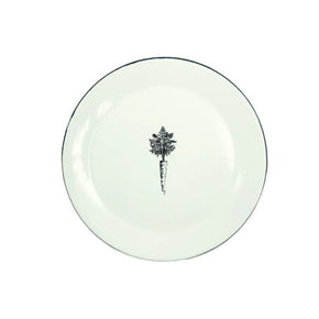 Prato de Sobremesa em Ágata Branca Cenoura