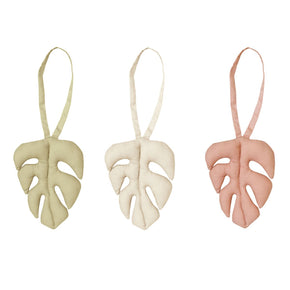 Set de 3 Enfeites Monstera 11 x 42 cm Lorena Canals