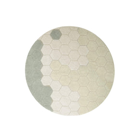 Tapete Lavável Honeycomb Blue Sage 140 cm Lorena Canals