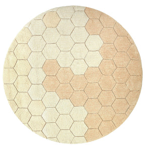 Tapete Lavável Honeycomb Golden 140 cm Lorena Canals
