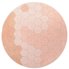 Tapete Lavável Honeycomb Rose 140 cm Lorena Canals