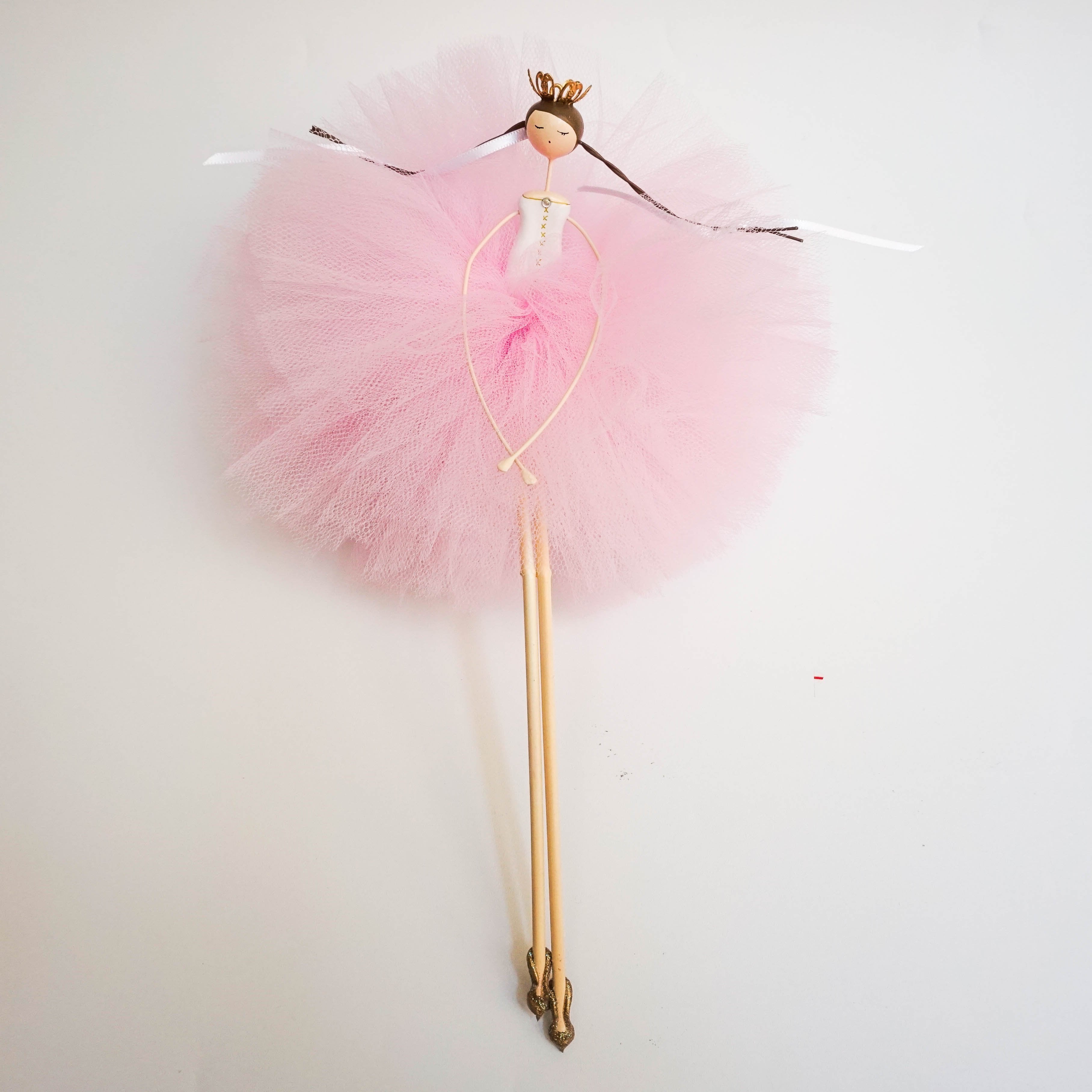 Princesa Sentada Grande Rosa Chiclete