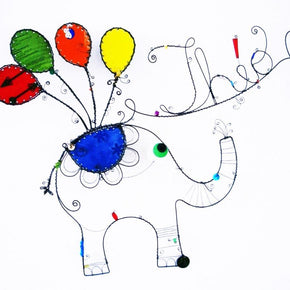 Escultura de Arame Elefante