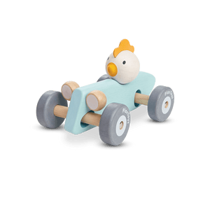 Carro de Corrida do Senhor Galo em Madeira