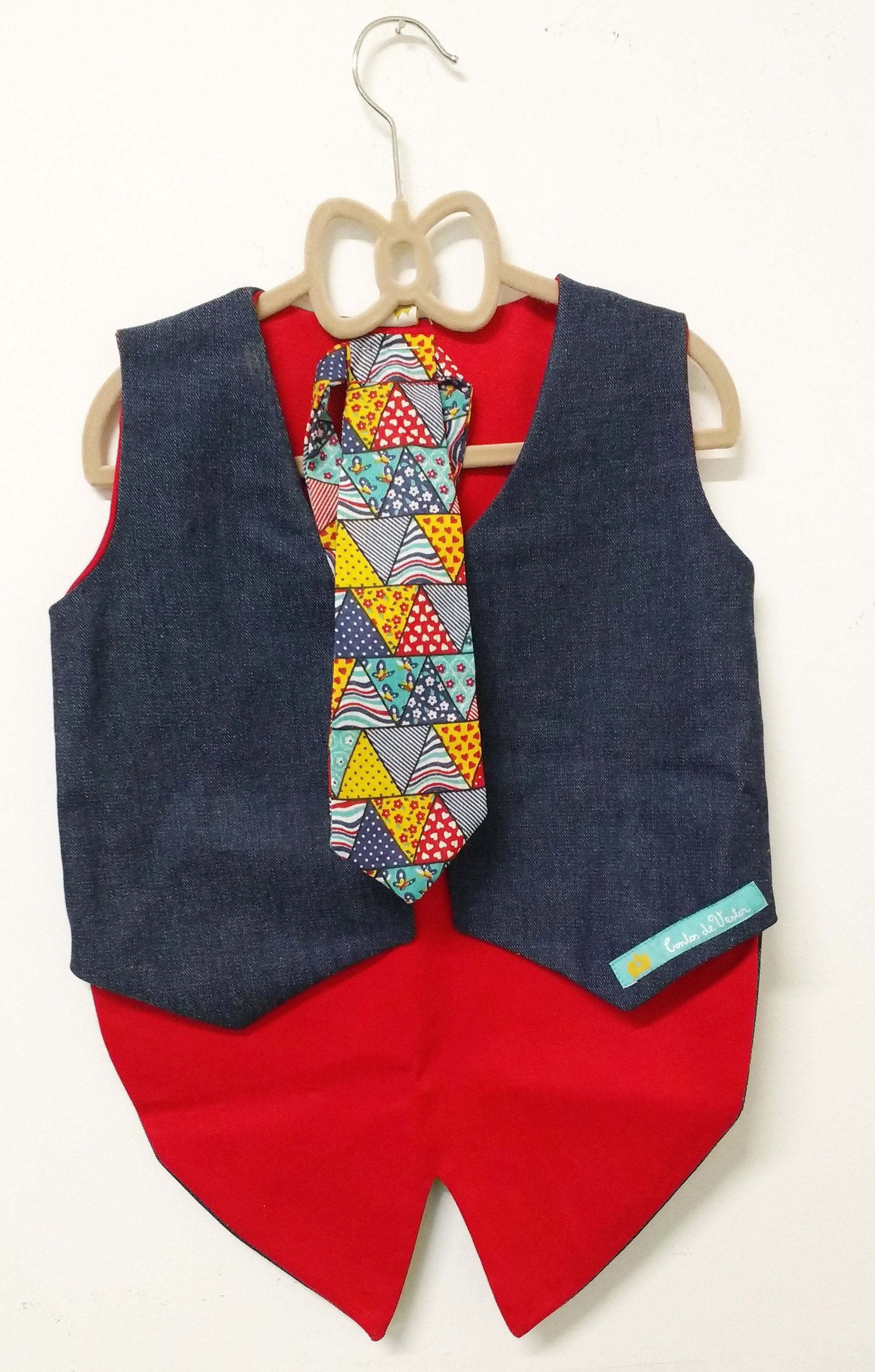 Fantasia Colete com Gravata