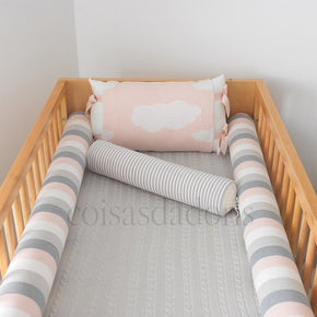 Kit Protetor para Berço Nuvens Soft Rian Tricot