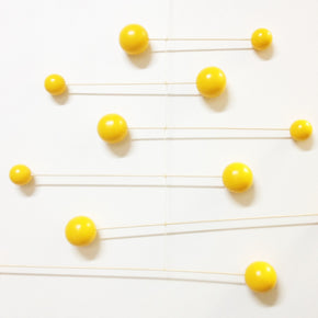 Móbile Bolas Amarelo Pequeno