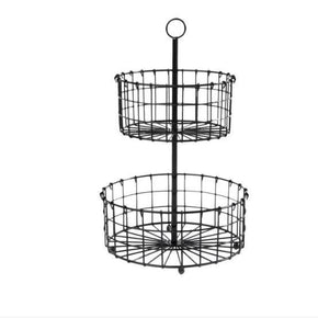 Fruteira de Alumínio Preta