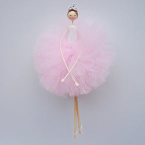 Bailarina em Pé Pequena Rosa