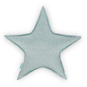 Almofada Estrela Mini Poá Verde