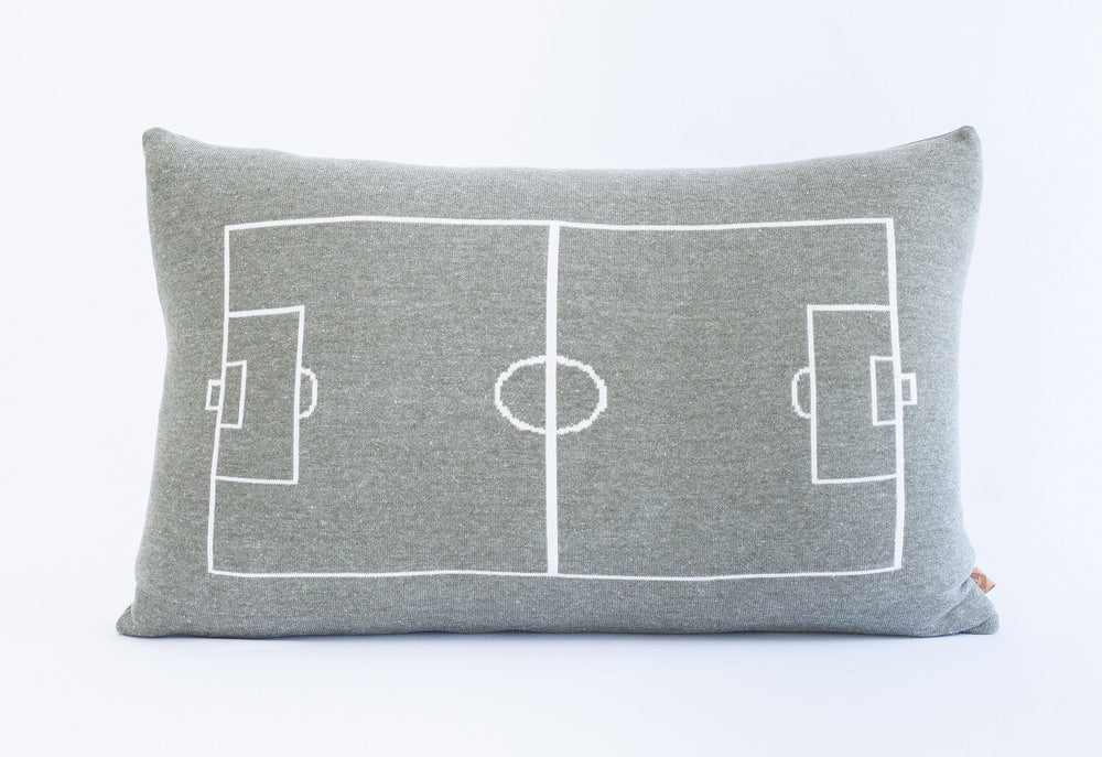Almofada Dupla Face Campo de Futebol Rian Tricot
