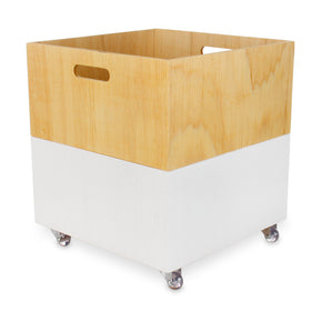 Caixa Organizadora de Brinquedos em Madeira