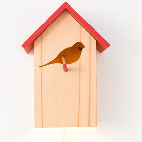 Luminária Casa de Passarinho Vermelho