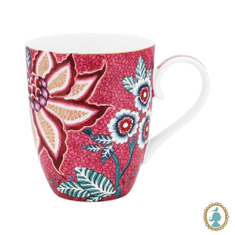Kit 2 Canecas Grandes Pip Studio Flower Festival Rosa