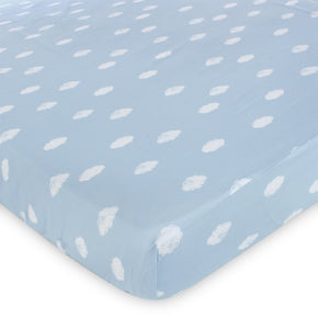 Lençol com Elástico Solteiro Nuvens