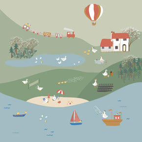 Painel de Parede Patos Exclusivo Coisas da Doris