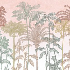 Painel de Parede Sketch Tropical Aquarelado