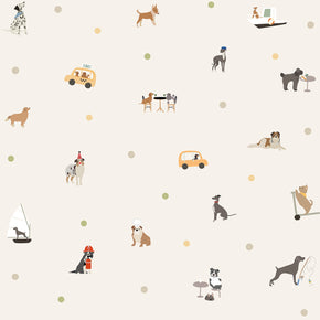 Papel de Parede Cachorros Estampa Exclusiva Coisas da Doris