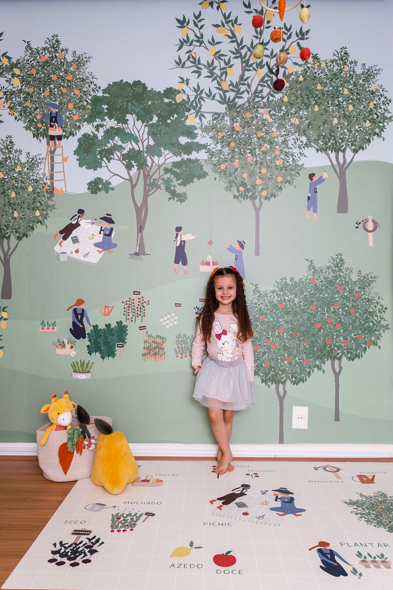 Playmat Frutas e Legumes Exclusivo Coisas da Doris