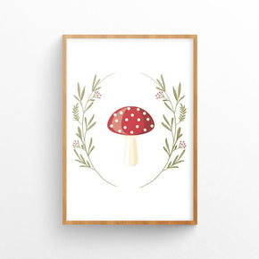 Quadro Floresta Cogumelo