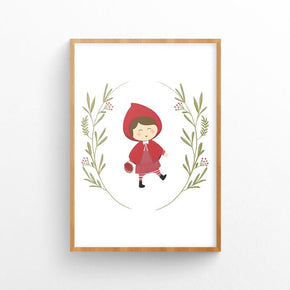 Quadro Floresta Chapeuzinho Vermelho