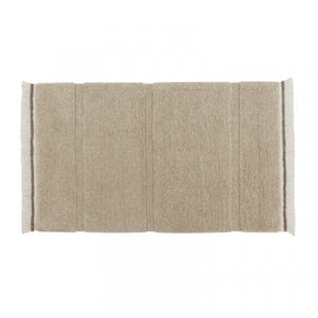 Tapete Steppe Sheep Bege Lavável em Lã 80 x 140 cm Lorena Canals