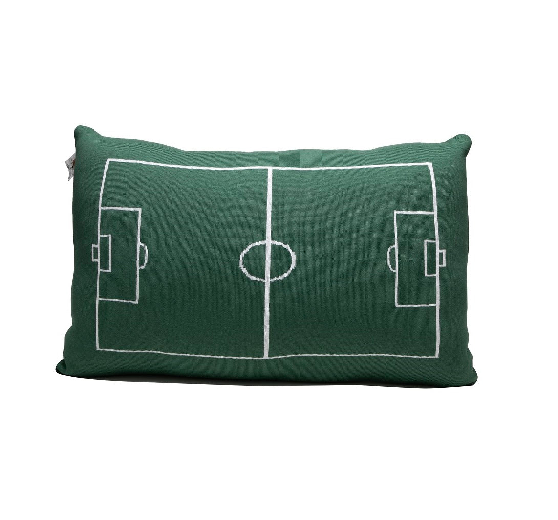 Almofada Dupla Face Campo de Futebol Rian Tricot