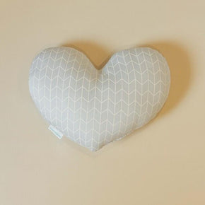 Almofada Coração Chevron Azul