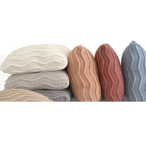 Almofada de Tricot Ondas Quadrada Rian Tricot Nova Coleção