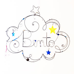 Escultura de Arame Nuvem