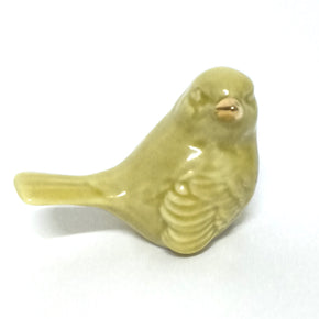 Pássaro de Porcelana Amarelo