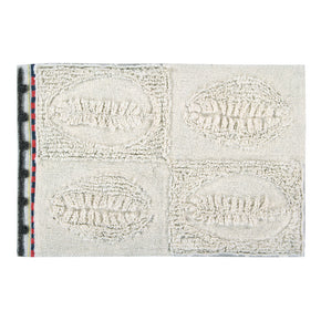 Tapete Bahari Lavável em Lã 80 x 120cm Lorena Canals