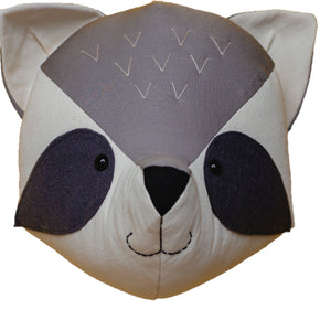 Cabeça Decorativa Guaxinim Volpi