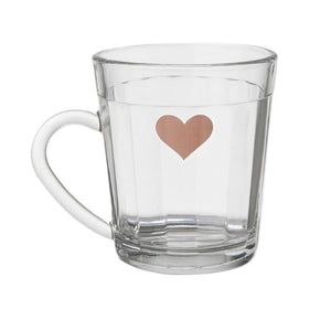 Caneca Americana Coração Rosa