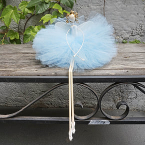 Fada Sentada Grande Azul