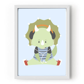 Quadro Dino Triceratops