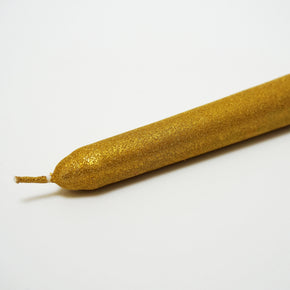 Vela Glitter Dourada Grande