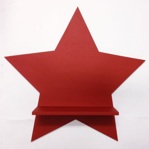 Prateleira Estrela Grande Vermelha